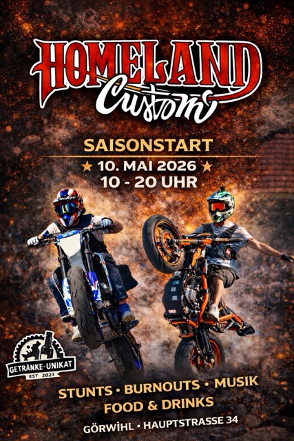 Saisonstart am 10.Mai 2026